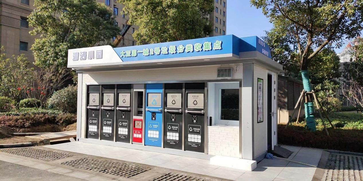 華展貓先生，智能垃圾分類(lèi)房，垃圾分類(lèi)屋，環(huán)保屋，垃圾分類(lèi)收集房