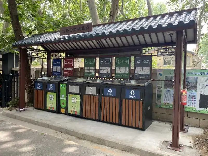 貓先生智能垃圾分類亭，定時定點垃圾收集點 ，垃圾亭生產(chǎn)廠家