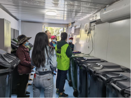 智能分類垃圾房，清潔小屋，垃圾分類收集站生產(chǎn)廠家