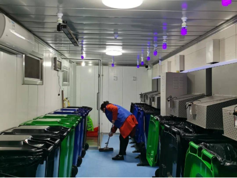 江蘇智能分類垃圾房，清潔小屋，垃圾分類收集站生產(chǎn)廠家