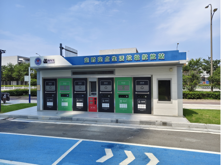 江蘇智能分類垃圾房，清潔小屋，垃圾分類收集點生產(chǎn)廠家