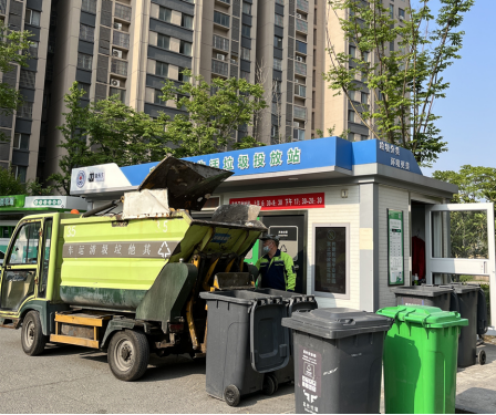 江蘇貓先生智能分類垃圾房，清潔小屋，垃圾分類收集站生產廠家