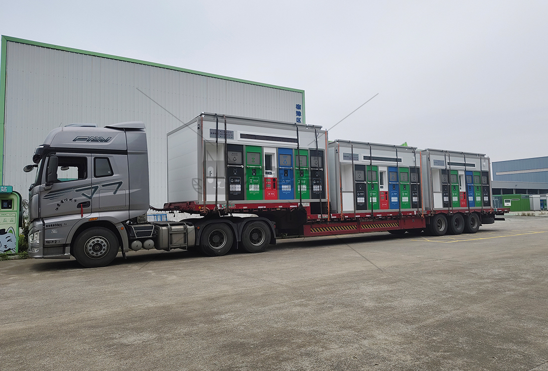 江蘇貓先生智能分類垃圾房，清潔小屋，垃圾分類收集站生產(chǎn)廠家