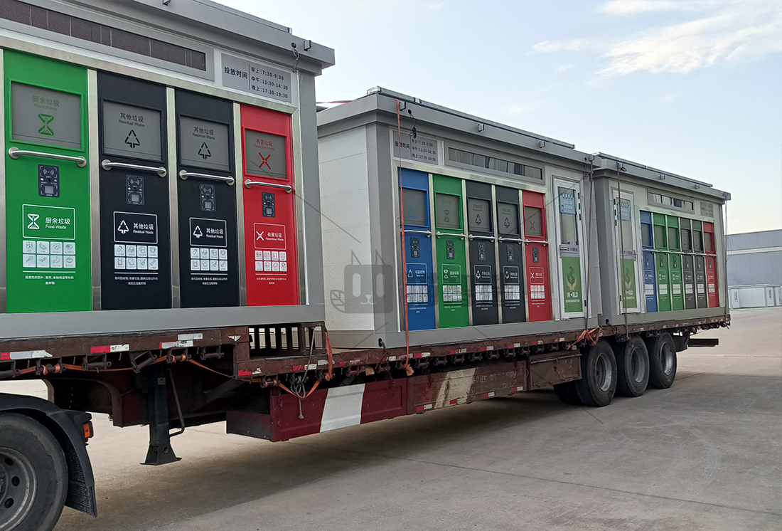 江蘇智能分類垃圾房，清潔小屋，垃圾分類收集站生產(chǎn)廠家